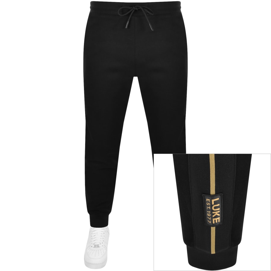 Luke black joggers 2025